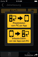 App Zeiterfassung Synchronisierung