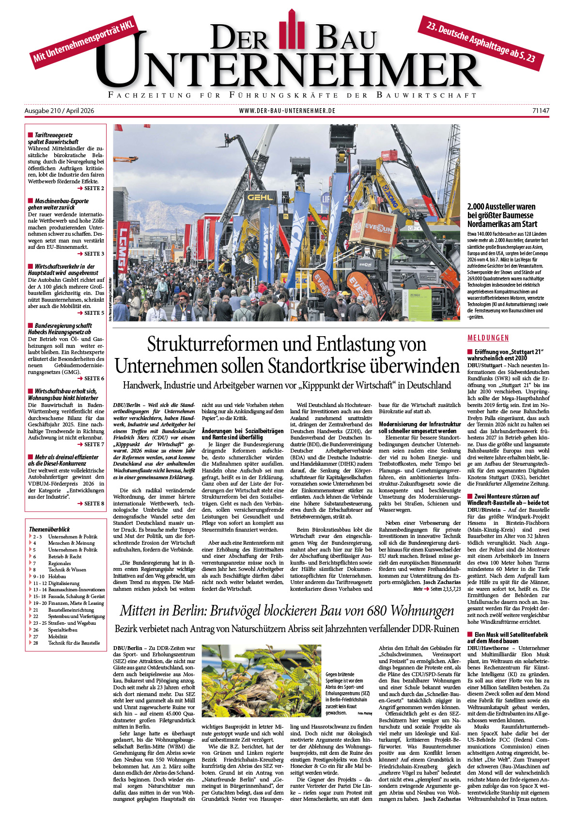 Der Bauunternehmer 04 2026