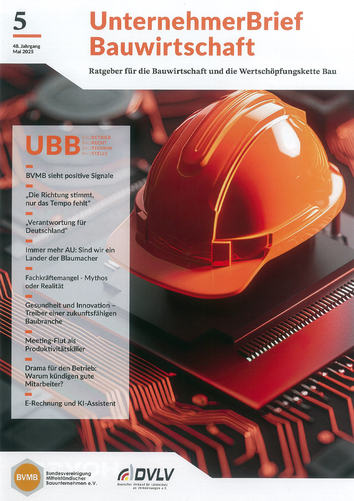 UnternehmerBrief Bauwirtschaft 05 2025