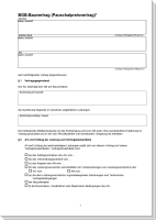 Bauvertrag BGB Pauschalpreisvertrag