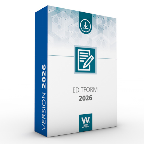 EditForm - Formularsoftware | Shop | Weise Software GmbH, 299,00