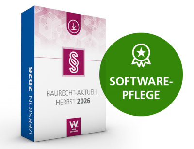 Baurecht-aktuell Autumn 2026 - Software maintenance