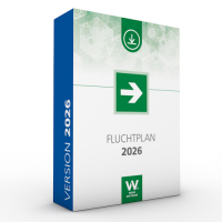 Fluchtplan 2026 CS 2 bis 5 Anwender - mit Softwarepflege